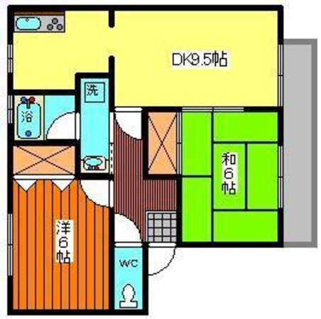 サンガーデン小川Ａの物件間取画像